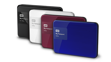 Western Digital - externe mobile Festplatte für die Datensicherung